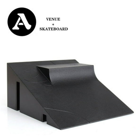 AS SHOW Finger Skateboard Ramp Park Toy Set A, Mini Fingerboard Rail Kit For Skatepark Training
