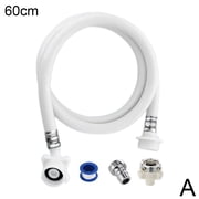 0.6-1m Washing Machine Hoses, Portable Water Inlet Supply Line Connection &