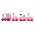 thumbnail image 1 of Juego de tren de Navidad Hermoso adorno navideño Juguete Regalo para niños Decoración del hogar (Rosa), 1 of 3