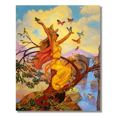 Hildebrandt Fantasy Art - Nordic Celtic Princess with Butterflies Fantasy Wall Picture 8x10 Art Print