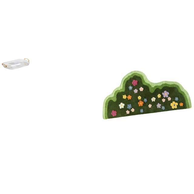 Bandeja De Tocador Rectangular Nórdica Y Organizador De Alfombras De Piso Moderno Irregular Para Comedor, Oficina, Hogar, Dormitorio, Sala De Estar, Sala De Juegos, Decoración Del Hogar