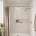 thumbnail image 3 of Tension Adjustable Shower Curtain Rod 43-79 Inches Stainless Steel Chrome, 3 of 9