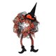 thumbnail image 4 of Guirnalda colgante corona artificial terror decorativa corona de Halloween para puerta delantera para ventana de Halloween casa encantada decoración Macarena corona de halloween, 4 of 8