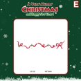 thumbnail image 2 of Pegatinas premium de dibujos animados para niños de Navidad, nuevas pegatinas de maquillaje impermeables para la cara, árbol de Navidad, hombre de jengibre, 2 of 2