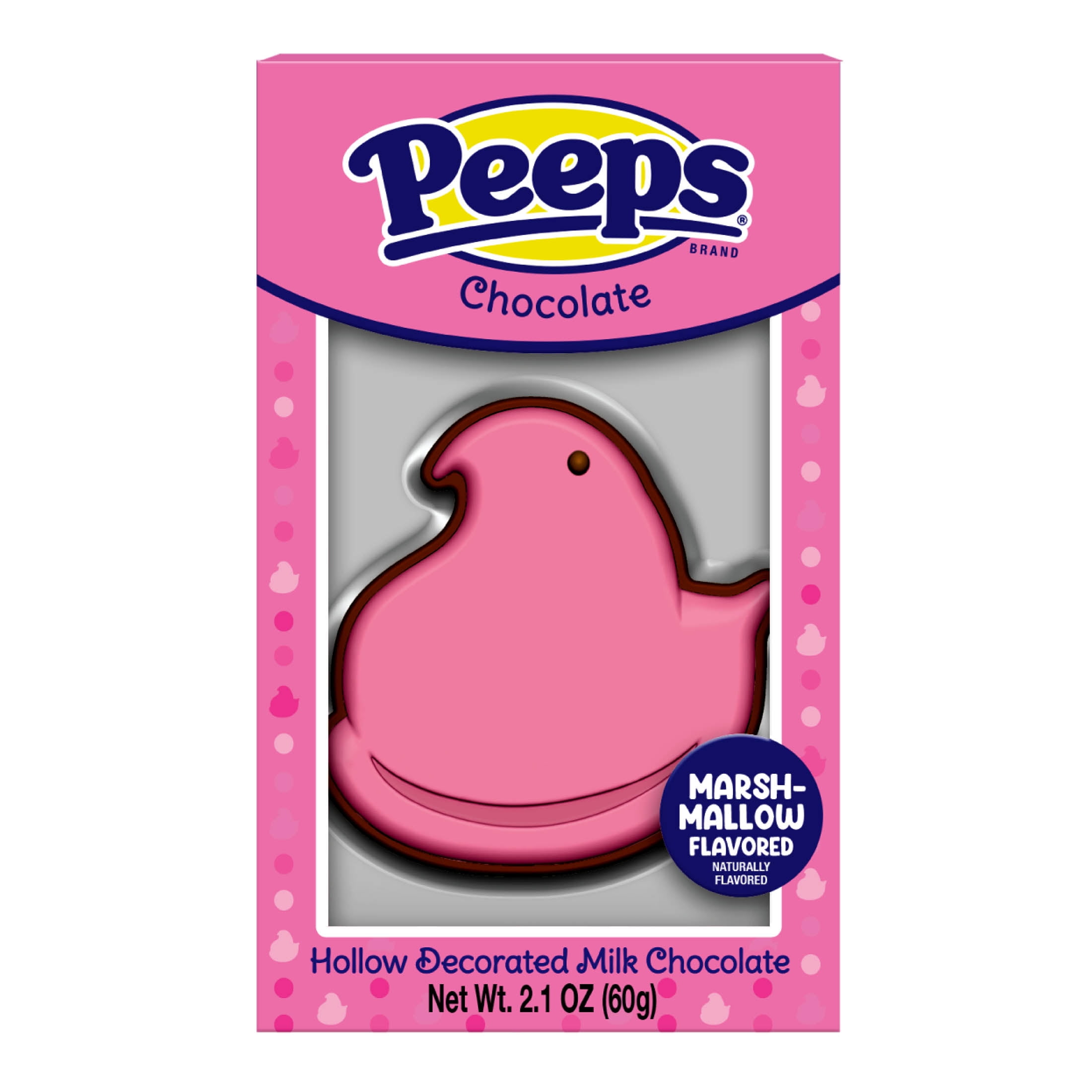 Peeps Hollow Milk Chocolate Chick 60g Marshmallow Flavoured