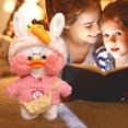 thumbnail image 4 of Muñeco de pato bonito de 30cm, juguetes de peluche de animales suaves con accesorios, regalos Kawaii Tmvgtek Oficina Multiescena Multifunción, 4 of 6