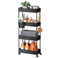 thumbnail image 1 of Carrito de almacenamiento delgado Pipishell para baño de 4 niveles con ruedas, 1 of 7