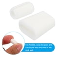 thumbnail image 4 of REGALWOVEN Kitchen Sink Rack Feet, Rubber Square Sink Protector Feet for Rack Grid Parts White 19 x 18 mm, 4 of 6