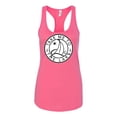 thumbnail image 2 of Wild Bobby, Take Me To The Lake, Women Racerback Tank Top, Hot Pink, Small, 2 of 4