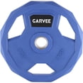 thumbnail image 3 of QinaQin Color Rubber Coated Weight Plates, Cast Iron, Blue, 3 of 6