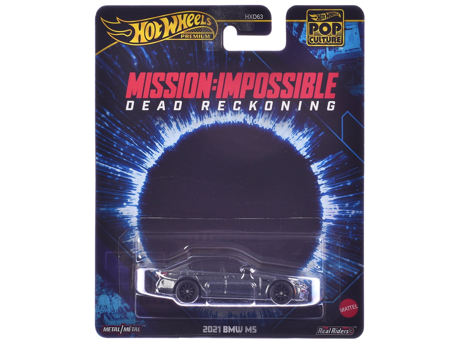 Pop Culture 2025 5 piece Set L "Premium Series" Diecast Model Cars by Hot Wheels