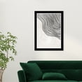 thumbnail image 3 of Wynwood Studio Flowing Tide Framed Boho Minimalist Abstract Prints, 15" x 21", Black Satin Flat Frame, 3 of 7
