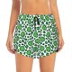 thumbnail image 2 of Balery Leopard print St. Patrick's Day Pantalones cortos deportivos para mujer con forro y dos bolsillos, elásticos, para entrenamiento, gimnasio, yoga-Large, 2 of 7
