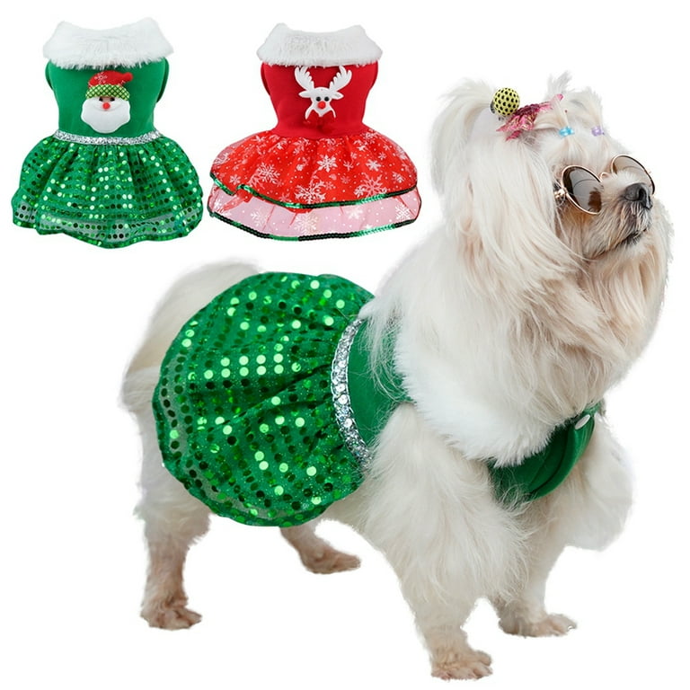 Large dog christmas dress best sale