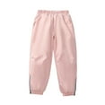 thumbnail image 1 of GPOECD Pantalon Toutes Saisons pour Enfants Filles et Garçons Coupe-Vent Doublé Plein Air Ski Randonnée Randonnée Aventure Rose, 8-9 Ans, 1 of 9