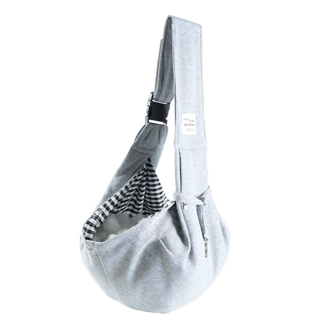 Transportín para mascotas Reversible, portátil, cómodo, arnés para mascotas, perros, gatos, bolso de hombro, bolsa suave para ir de compras, tienda de gris