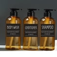 thumbnail image 3 of Guardoinrt 3Pc Foaming Soap Dispenser Lotion Shampoo Pump Bottle Yellow-BL Tag-300ml, 3 of 4