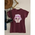 thumbnail image 3 of Anime Girl Quiet Sign T-Shirt Women -Image by Shutterstock, Female 3X-Large, 3 of 4