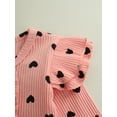 thumbnail image 5 of Qmyliery Baby Girls Valentine's Day Romper, Heart Print Long Sleeve Jumpsuit Gift, 5 of 8