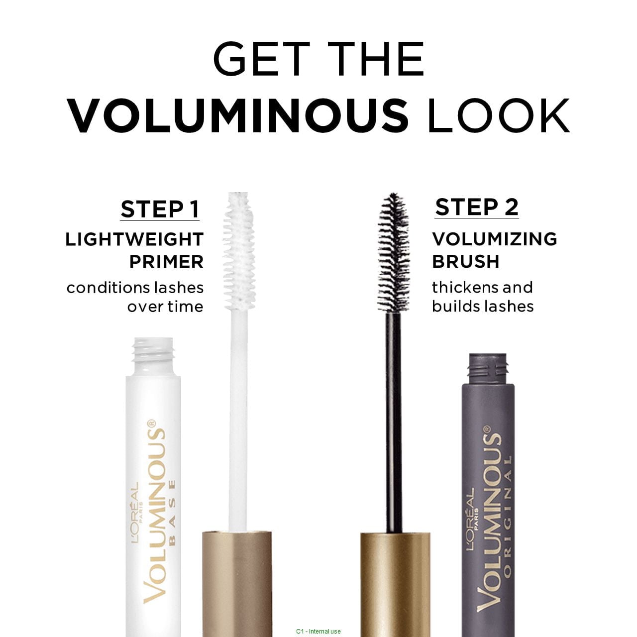 Ensemble Duo Voluminous Mascara et base!