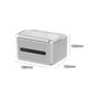 thumbnail image 2 of Living Room Bedroom Roll Tissue Box Easy To Use Tissue Box Holder For Dining Room Bedroom Living RoomSilver, 2 of 2