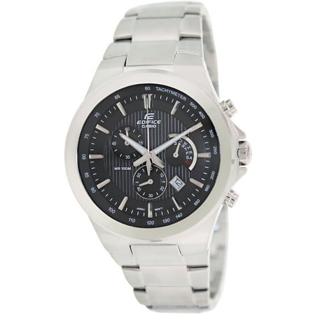 Casio Men's Edifice EFR500D-1AV Silver Stainless-Steel Analog Quartz Watch