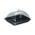 thumbnail image 4 of Serving Tray Cake Plate Pastry Display with Transparent Dome Cover for Kitchen Buffet Party and Weddings, 4 of 9