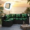 thumbnail image 3 of TOPCHANCES 6 Pcs Patio Stretch Sofa Cushion Covers Outdoor Cushion Covers Replacement with Elastic Bottom, Couch Slipcover Sofa Seat Covers Patio Furniture Protector, Summer Bloom, 3 of 24
