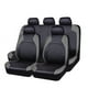 thumbnail image 2 of Funda de asiento de coche de una sola línea con rombos acolchados y bordados en cuero sintético y cuero sintético para Europa y Estados Unidos, 2 of 6