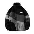thumbnail image 2 of Entyinea Flannel Jacket for Women Classic Zip Front Polar Jacket,Black 3XL, 2 of 4