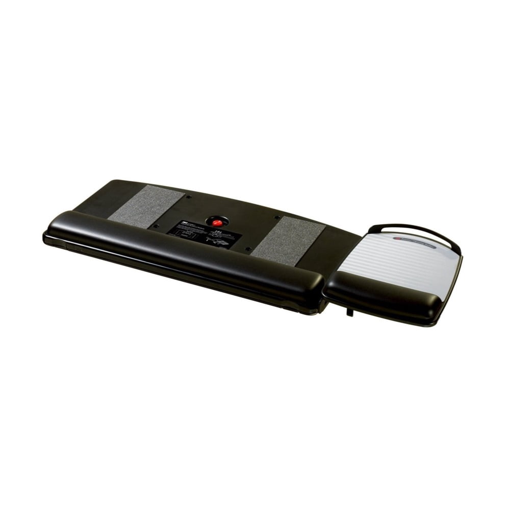 3m/commercial Tape Div. Sit/stand Easy Adjust Keyboard Tray, Highly Adjustable Platform,, Black