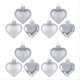 thumbnail image 1 of Adornos de CorazóN del DíA de San ValentíN,Adornos Colgantes en Forma de CorazóN de Plata CláSica,DecoracióN del CorazóN del DíA de San ValentíN, 1 of 7