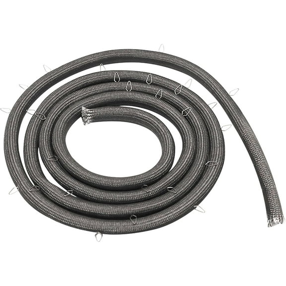 Whole Parts Range Oven Door Seal Gasket (Including 27 Mounting Clips) Part# 807545502 - Replacement & Compatible with Some Frigidaire, Electrolux and Kenmore Ranges or Ovens