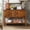 Brown, variant on Jopath Solid Wood Sideboard Console Table with 2 Drawers and Cabinets and Bottom Shelf, Retro Style Storage Dining Buffet Server Cabinet for Living Room Kitchen Dining Room Espresso
