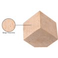 thumbnail image 4 of Meridina Furniture Block Beige Travertine Decorative Cube, 4 of 5