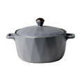 thumbnail image 7 of Ceramic Round Casserole Dish With Lid Oven Proof, Cooking Pans Handle With Lid-green-35oz 1000ml, 7 of 7