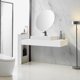 thumbnail image 3 of Grifo monomando para lavabo con núcleo de cobre, color negro, para baño, 3 of 3
