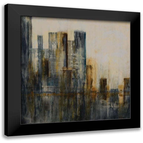 Shanti, Shima 12x12 Black Modern Framed Museum Art Print Titled - Vantage