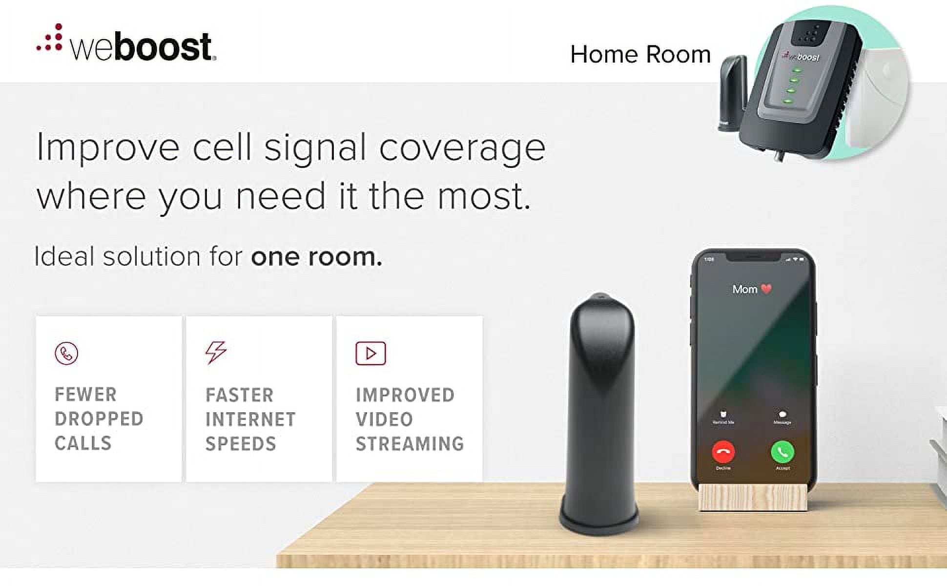 WeBoost Home Room 472120 Cellular Phone Signal Booster