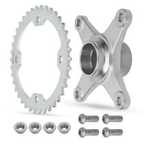 M MATI Rear Axle Sprocket Mount Hub Collar Holder Kit for Yamaha YFZ450R YFZ450X 2009-2024