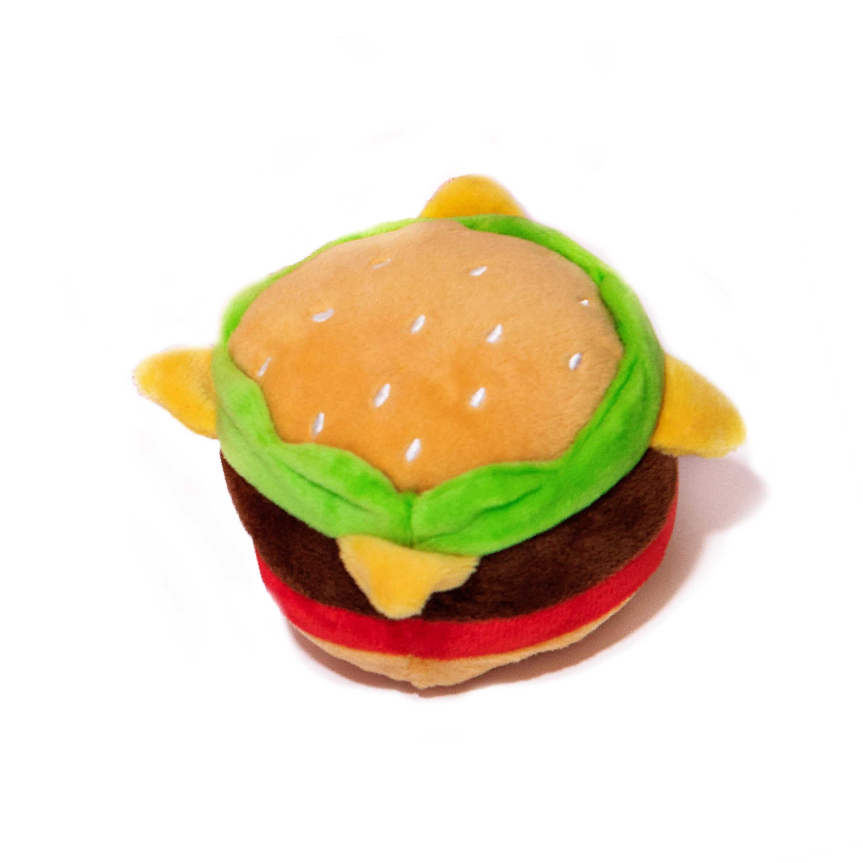 Hamburger Dog Toy Fun Fast Food Playset for Dogs - Glow Pups