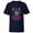 Navy, variant on Disney Lilo & Stitch Tropical Birthday Crew Party Matching - Short Sleeve T-Shirt for Kids - Customized-White
