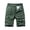 Army Green, variant on Mens Work Shorts Straight Leg Loose Fit 5 Inch Inseam Summer Casual Size 30