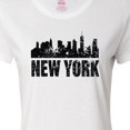 thumbnail image 4 of Inktastic New York Skyline Grunge Women's T-Shirt, 4 of 5