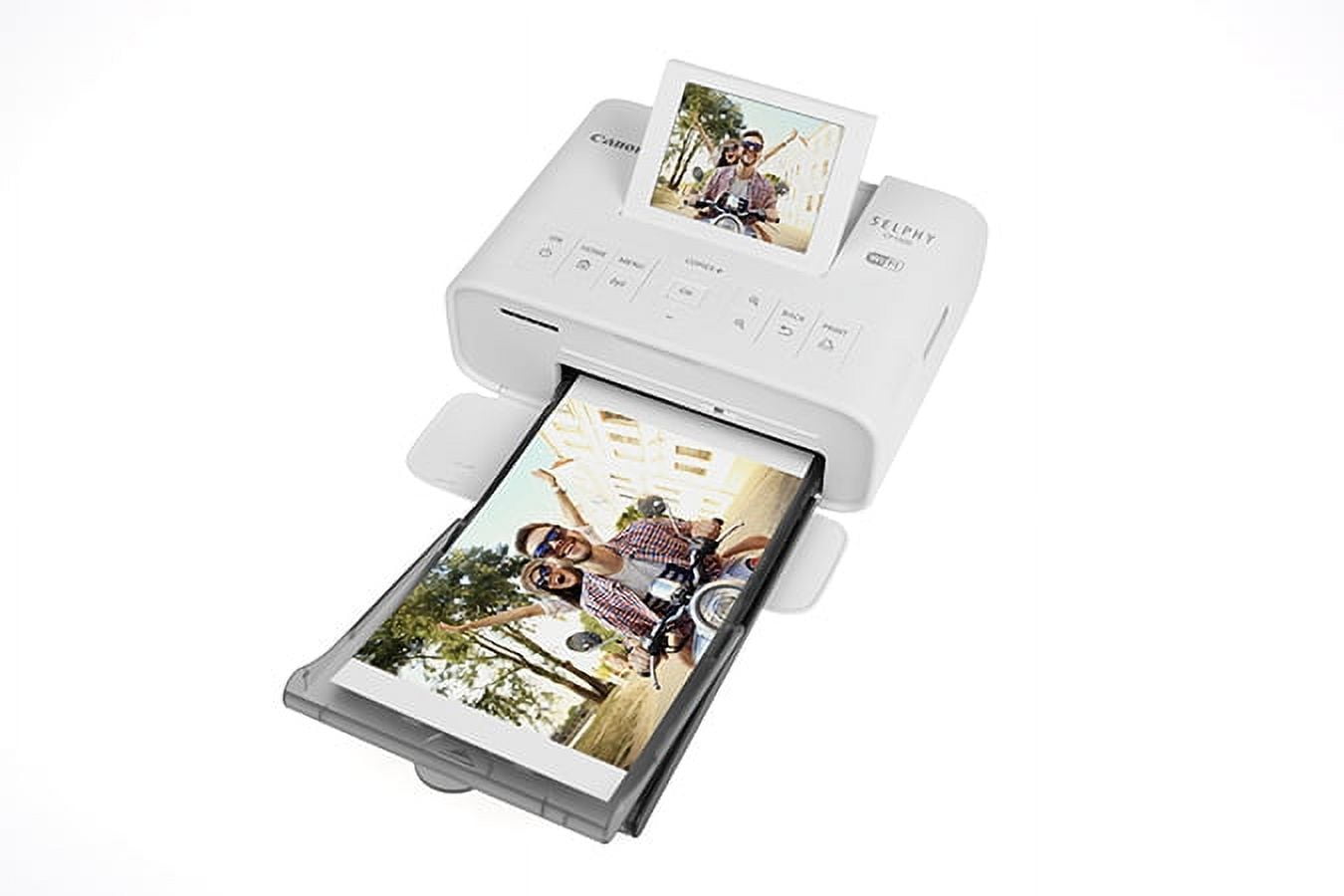 Canon Selphy CP1300 Compact Photo Printer White + KP-108IN Selphy
