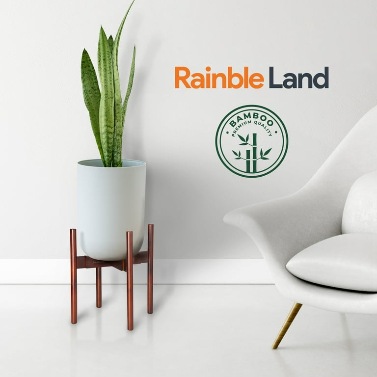 RainbleLand Indoor Plant Stand Adjustable Planter Stand - Bamboo Plant Stand Indoor Tall Plant Stand - Mid Century Plant Stands for Indoor Plants - Fits 8 9 10 11 12 RainbleLand Indoor Plant Stand Adjustable Planter Stand - Bamboo Plant Stand Indoor Tall Plant Stand - Mid Century Plant Stands for Indoor Plants - Fits 8 9 10 11 12
