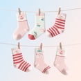 thumbnail image 4 of Balabala 4-Pack Toddler Crew Socks, Boys & Girls Cotton Jacquard Socks, All-Season Wear, Cozy Mid-Thick House Socks for Baby Infant Kids (3 Months–7 Years), 4 of 6