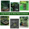 thumbnail image 4 of 4 Pack Plant Covers, Garden Mesh Barriers To Protect Against Animals Like Deer Rabbits Chickens, 19.7"H X 13"D Insect Guard with Steel Frame for Seedlings Potted Flowers, 4 of 4