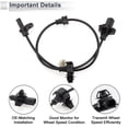 thumbnail image 4 of Unique Bargains Rear Right ABS Wheel Speed Senor for Honda Insight 2010-2014 L4 1.3L ABS Sensor Anti-lock Braking System Sensor No.57470TM8A01 1 Pcs, 4 of 7