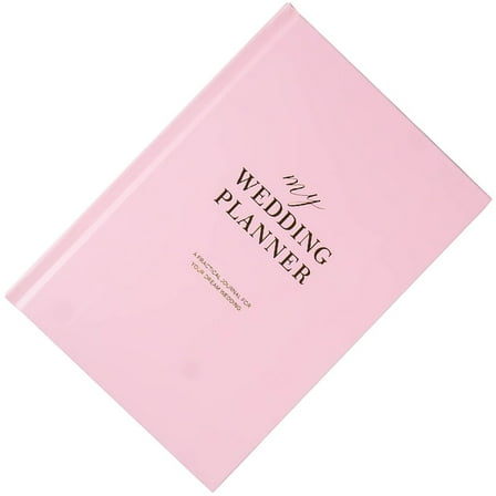 Raindrops Wedding Planner Book Pink 1Pack 8.3X5.9X1In